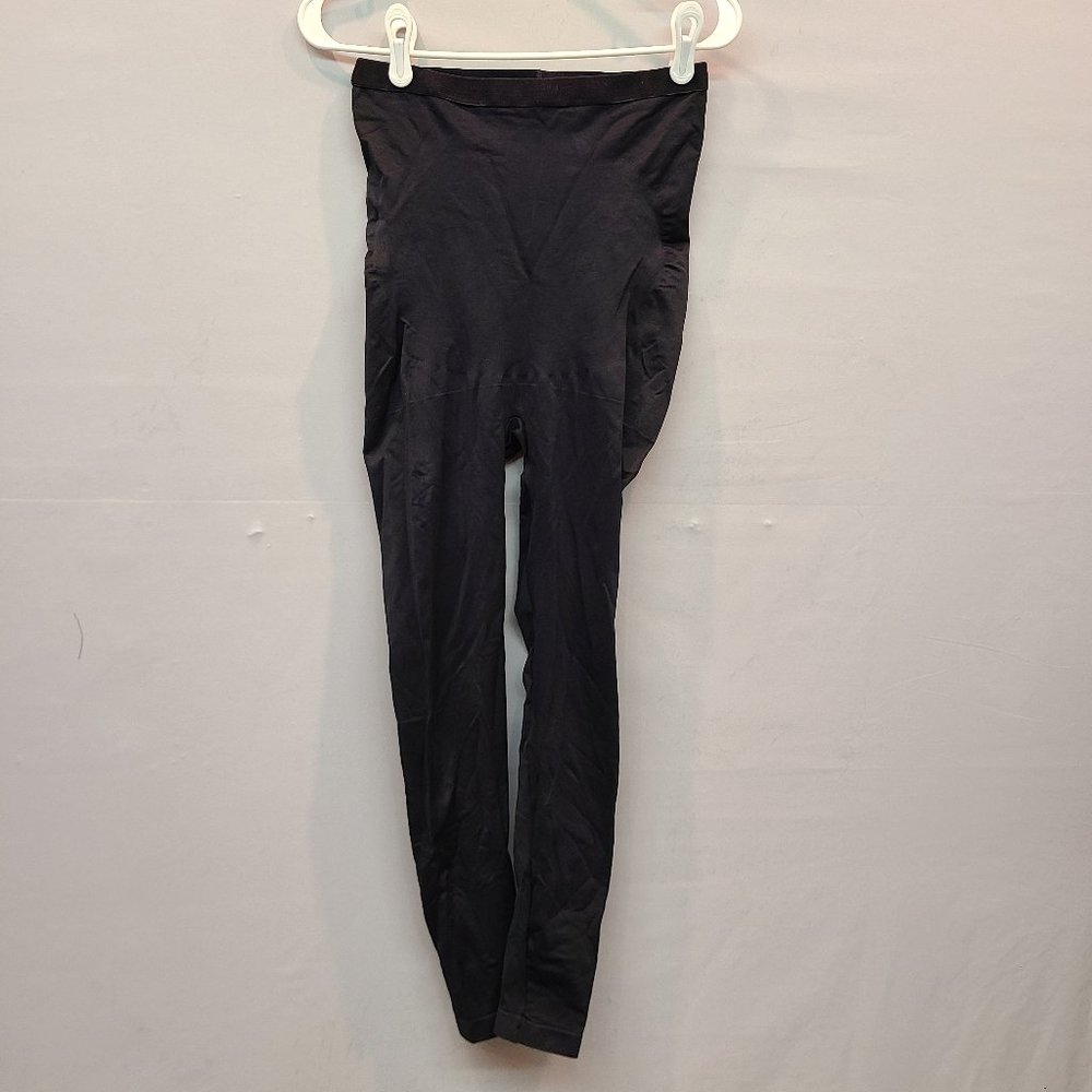 Spanx Assets Leggings High Rise Womens Large Black